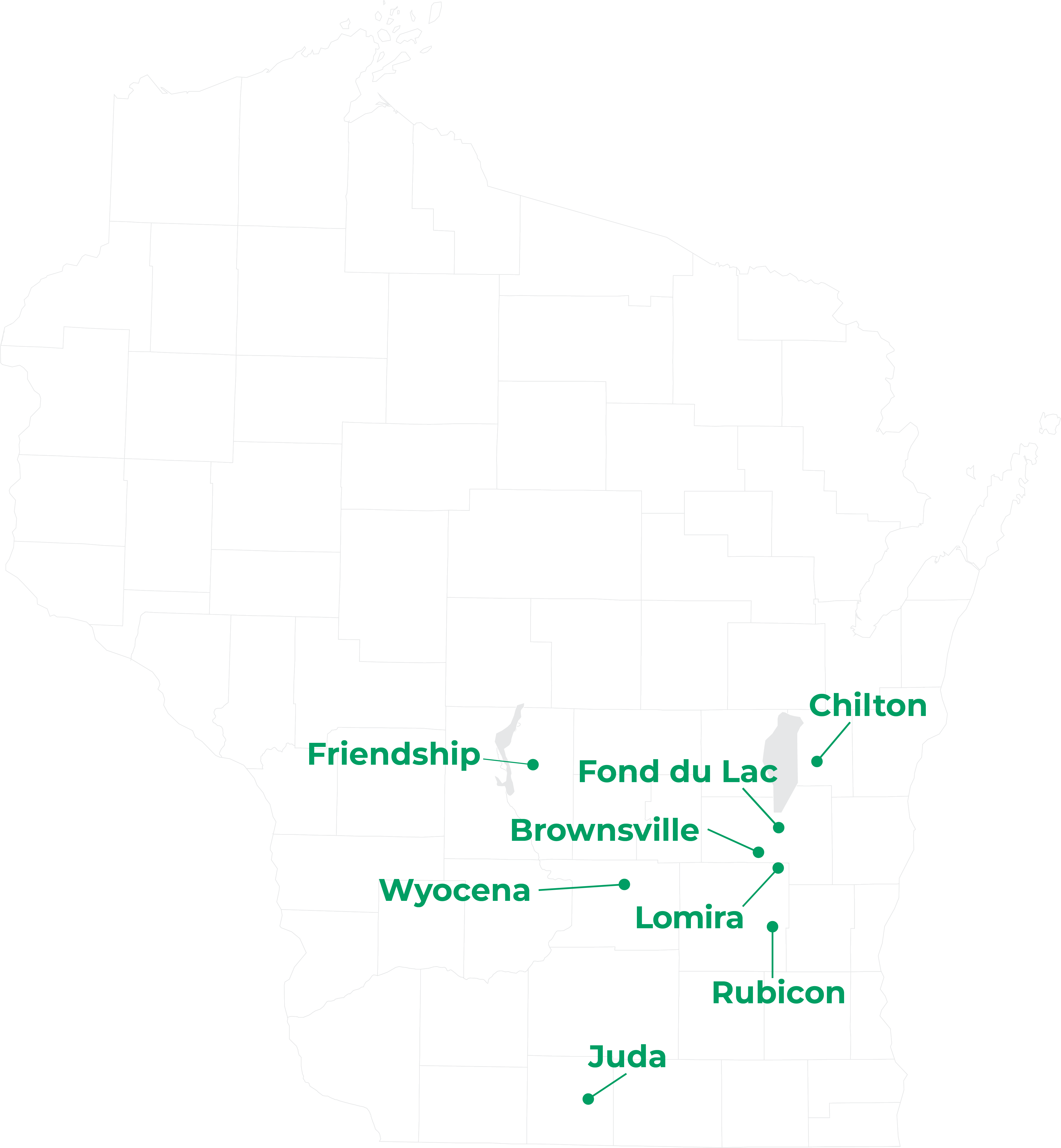 Grande Locations in Wisconsin